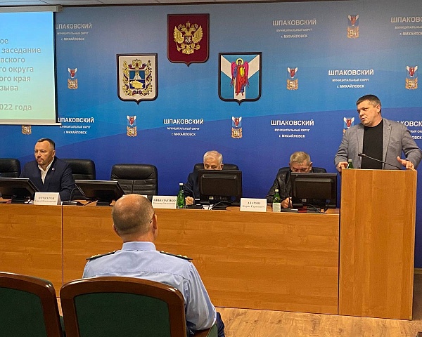 СОСТОЯЛОСЬ ДВАДЦАТЬ ШЕСТОЕ ОЧЕРЕДНОЕ ЗАСЕДАНИЕ ДУМЫ ШПАКОВСКОГО МУНИЦИПАЛЬНОГО ОКРУГА