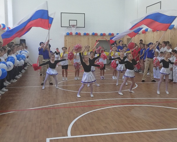 Открытие спортивного зала в МКОУ "СОШ № 12"  с.Татарка